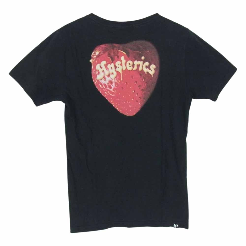 HYSTERIC GLAMOUR ヒステリックグラマー 0212CT24 スカルベリー 半袖 Tシャツ ブラック系 S【中古】