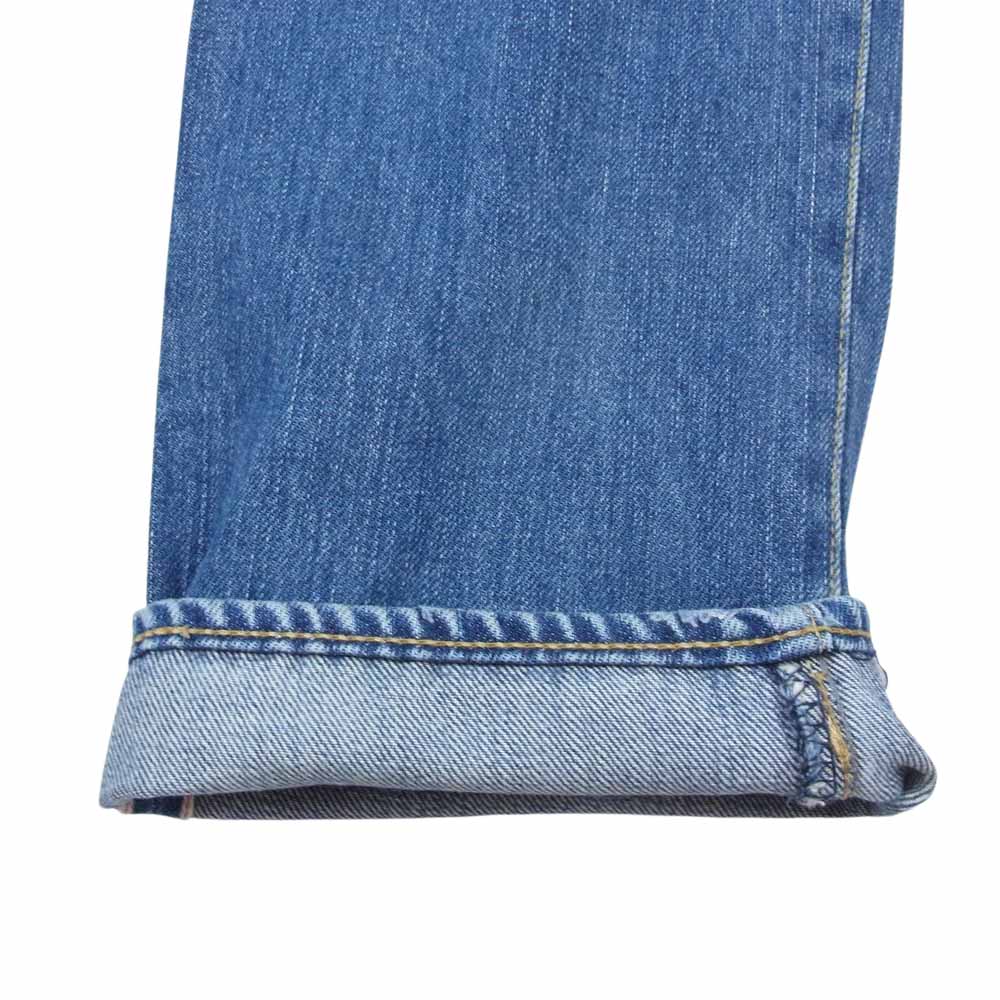 HYSTERIC GLAMOUR ヒステリックグラマー 0223AP01 バナー アイコン パッチ スタッズ デニム パンツ インディゴブルー系 30【中古】