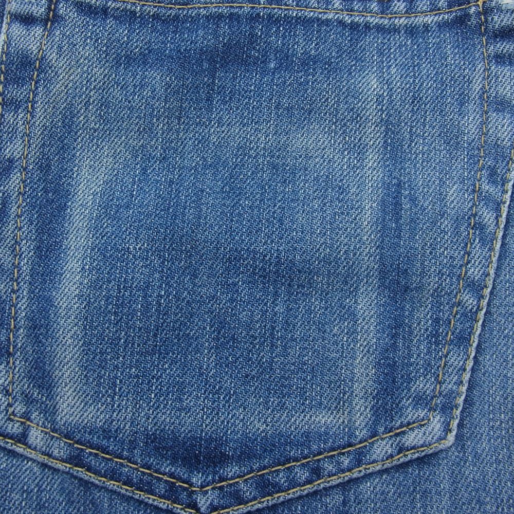 HYSTERIC GLAMOUR ヒステリックグラマー 0223AP01 バナー アイコン パッチ スタッズ デニム パンツ インディゴブルー系 30【中古】