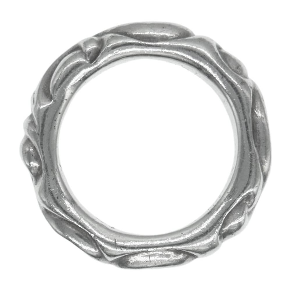 CHROME HEARTS クロムハーツ（原本無） SCROLL BAND RING スクロール バンド リング シルバー系 18号【中古】