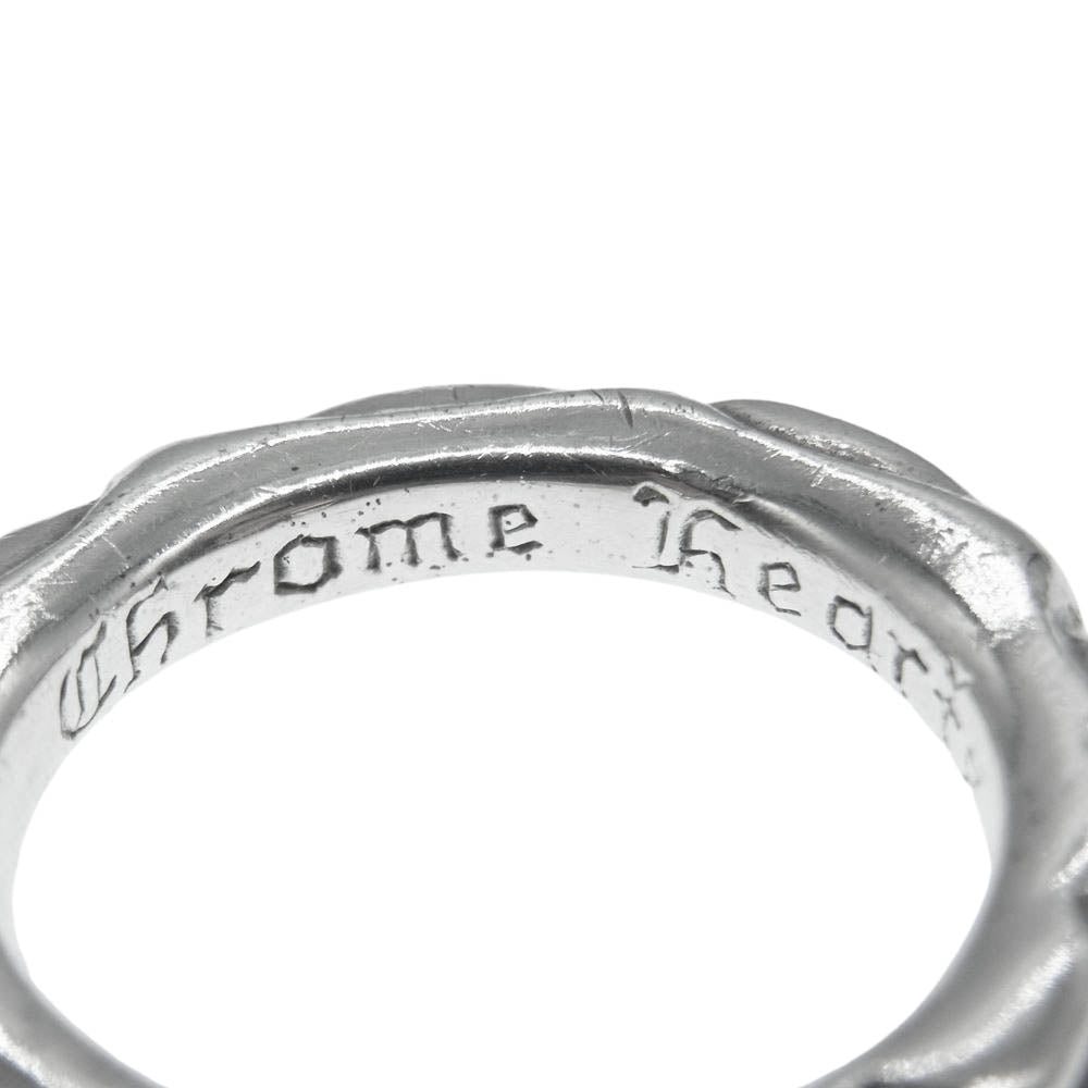 CHROME HEARTS クロムハーツ（原本無） SCROLL BAND RING スクロール バンド リング シルバー系 18号【中古】