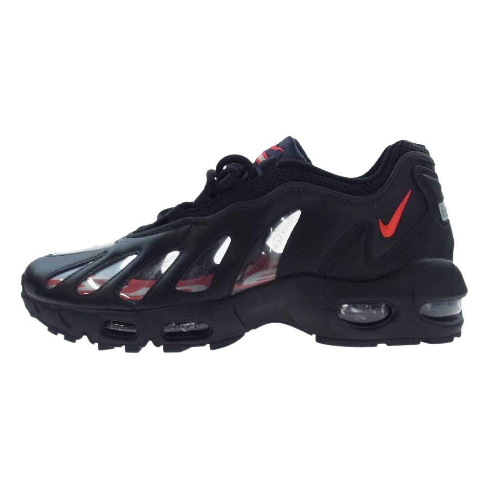 Supreme シュプリーム 21SS CV7652-002 × NIKE ナイキ Air Max 96 エアマックス シルバー ローカット スニーカー ブラック系 27.5cm【中古】