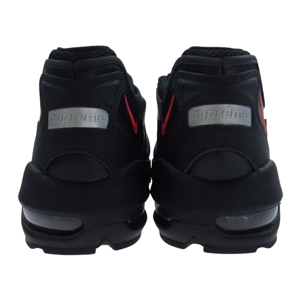 Supreme シュプリーム 21SS CV7652-002 × NIKE ナイキ Air Max 96 エアマックス シルバー ローカット スニーカー ブラック系 27.5cm【中古】