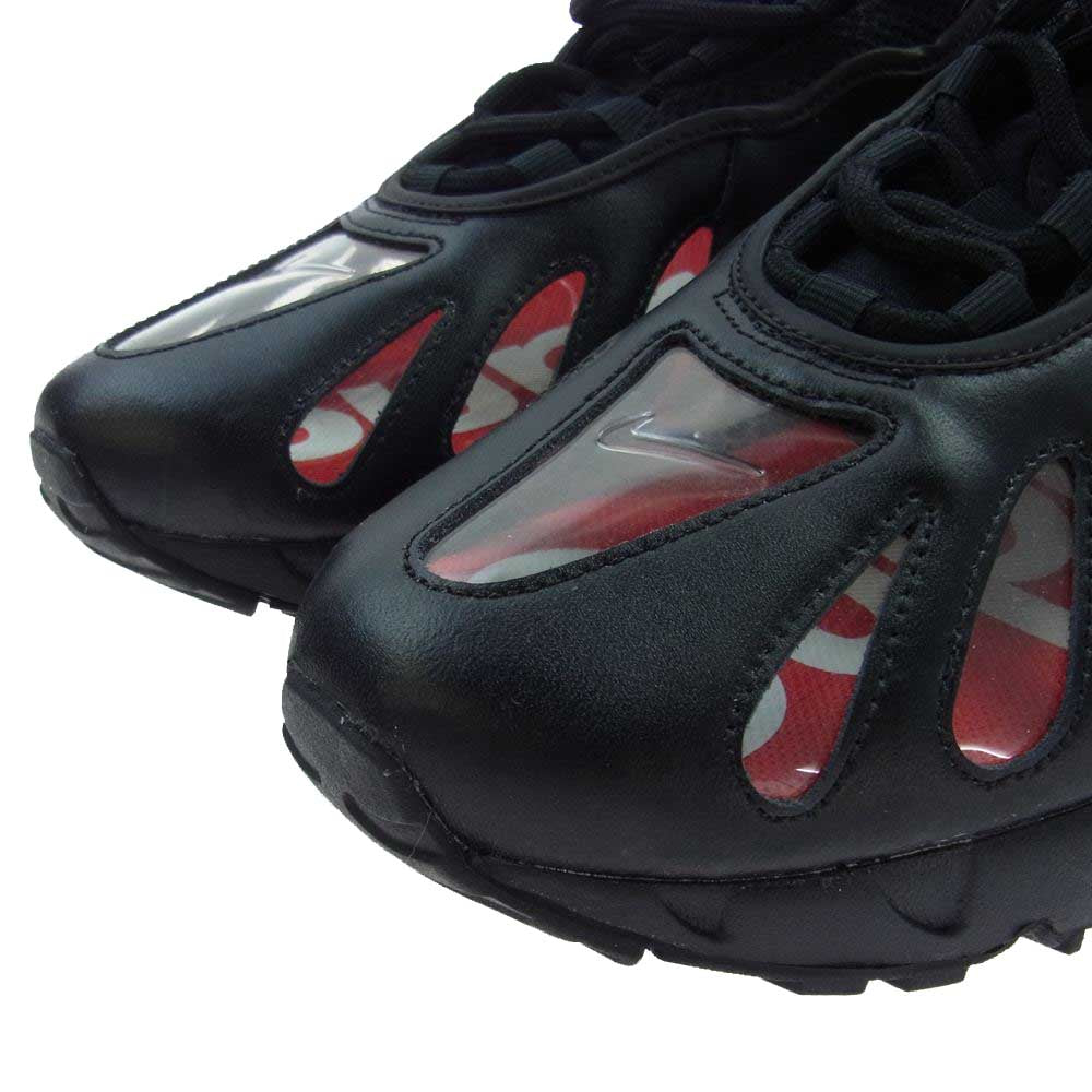 Supreme シュプリーム 21SS CV7652-002 × NIKE ナイキ Air Max 96 エアマックス シルバー ローカット スニーカー ブラック系 27.5cm【中古】