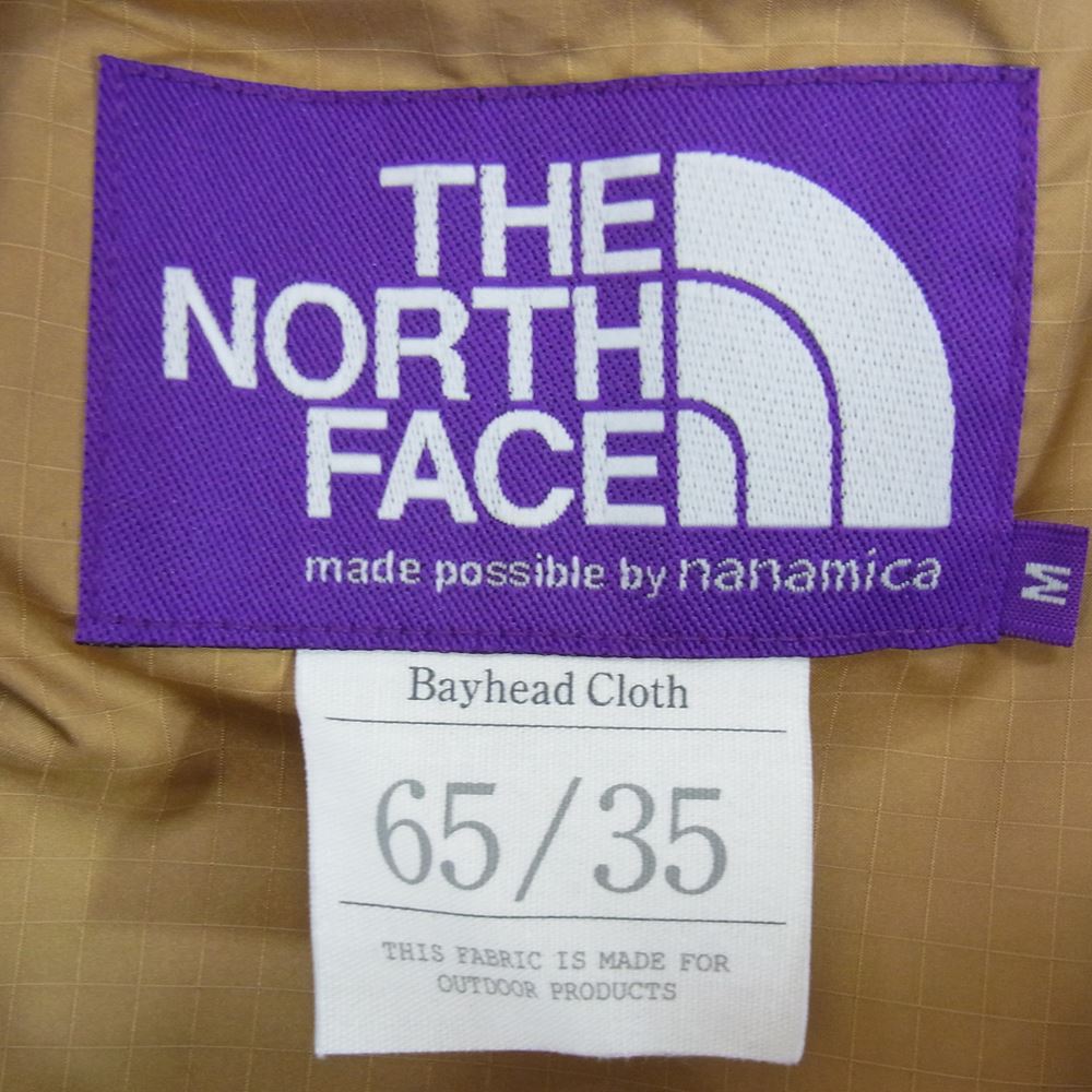 THE NORTH FACE ノースフェイス NP2201N PURPLE LABEL パープルレーベル 65/35 Big Mountain Parka マウンテンパーカ パープル系 M【中古】