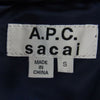 Sacai サカイ 21SS 21-0293S ×A.P.C アーペーセー BLOUSON EIMI MA-1 ドッキング デニム ジャケット S【中古】