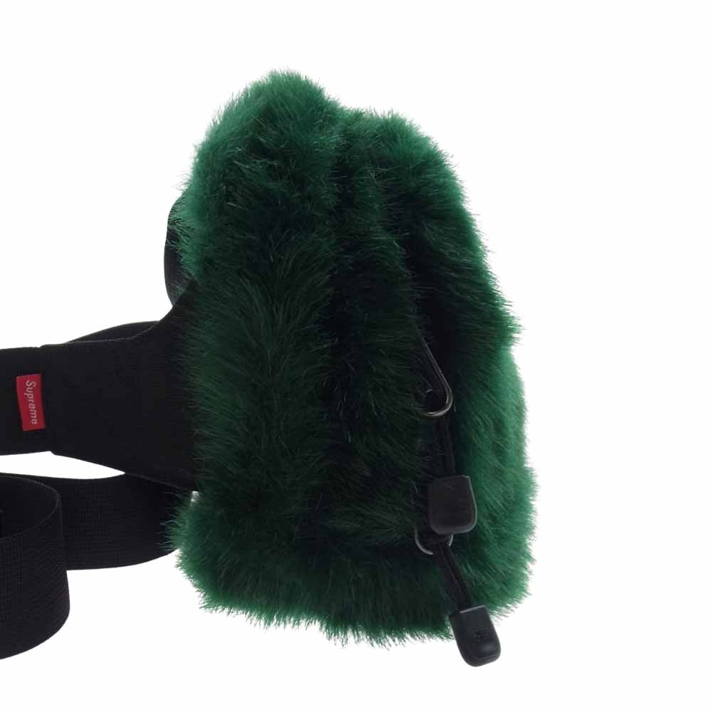 Supreme シュプリーム 20AW × THE NORTH FACE ノースフェイス faux fur waist bag ファー ウェスト ショルダー バッグ グリーン系【中古】