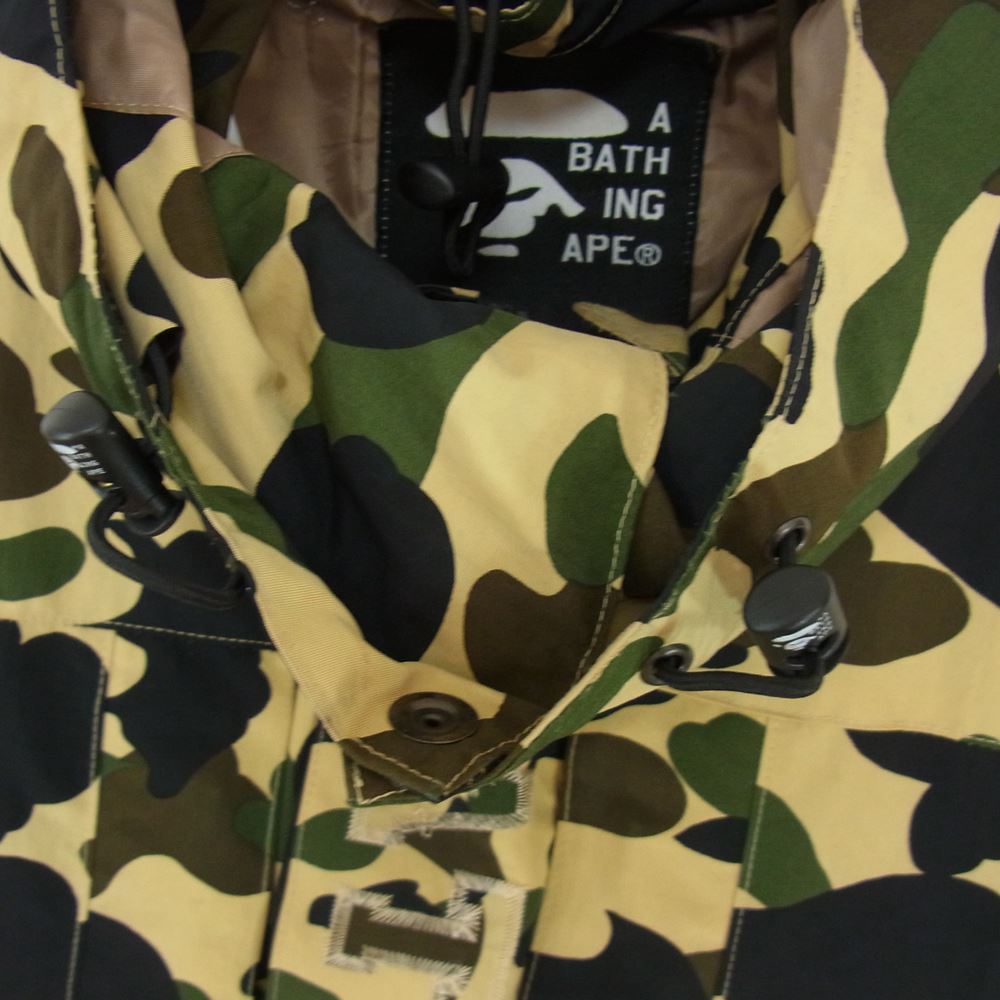 A BATHING APE アベイシングエイプ 1st CAMO SNOW BOARD JACKET カモ