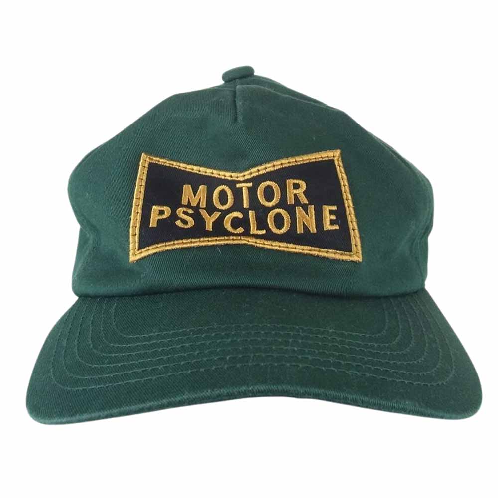 FREEWHEELERS フリーホイーラーズ SNAPBACK TRUCKER CAP HELMET LAWS SUCK トラッカー キャップ 帽 グリーン系【中古】