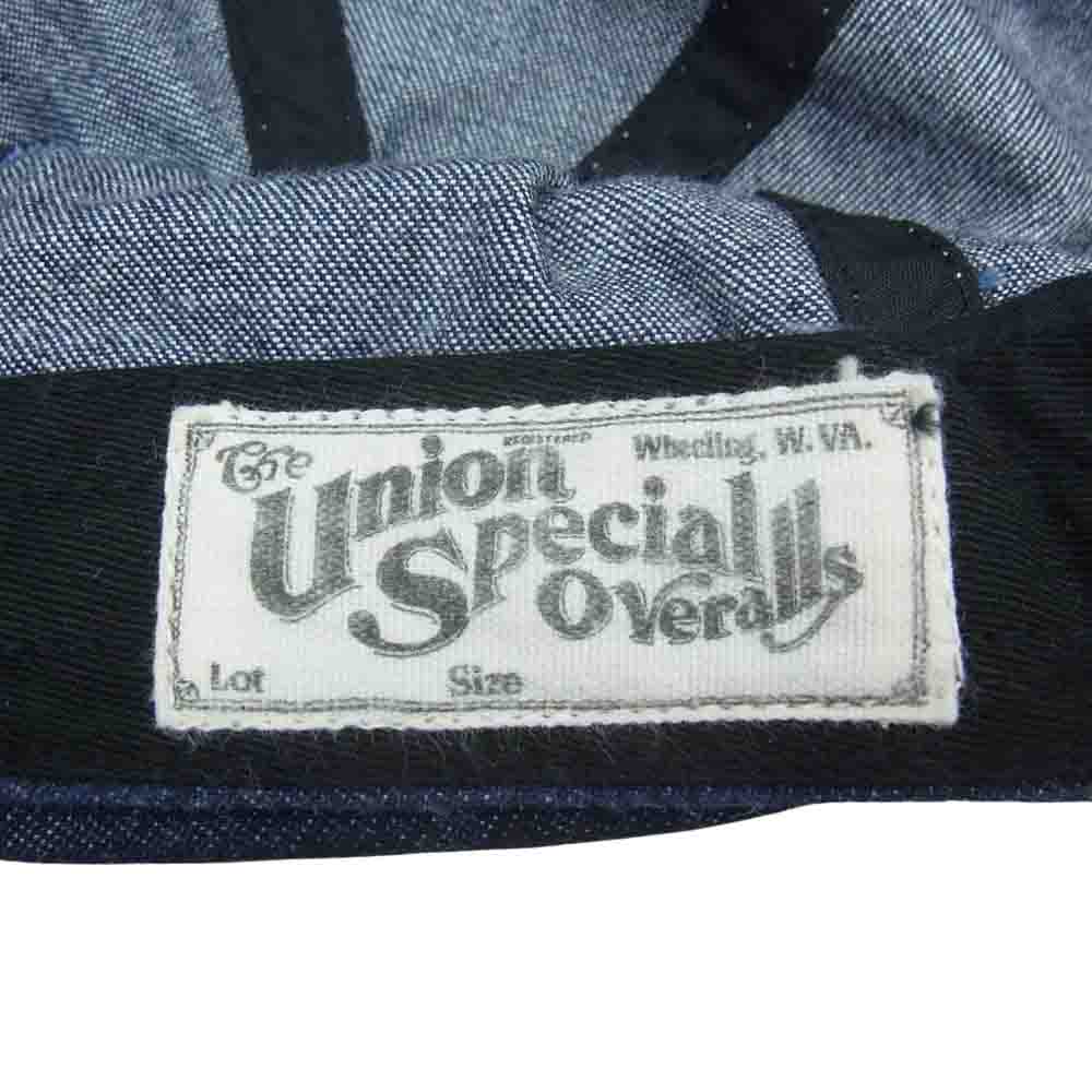 FREEWHEELERS フリーホイーラーズ UNION SPECIAL OVERALLS GUTHRIE ガスリー インディゴ デニム ワーク キャップ 帽子 インディゴブルー系【中古】