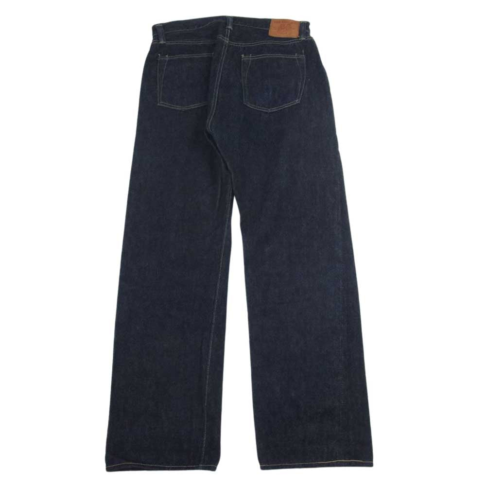 ティーシービー ジーンズ ボタンフライ デニム パンツ インディゴブルー系 W32【中古】