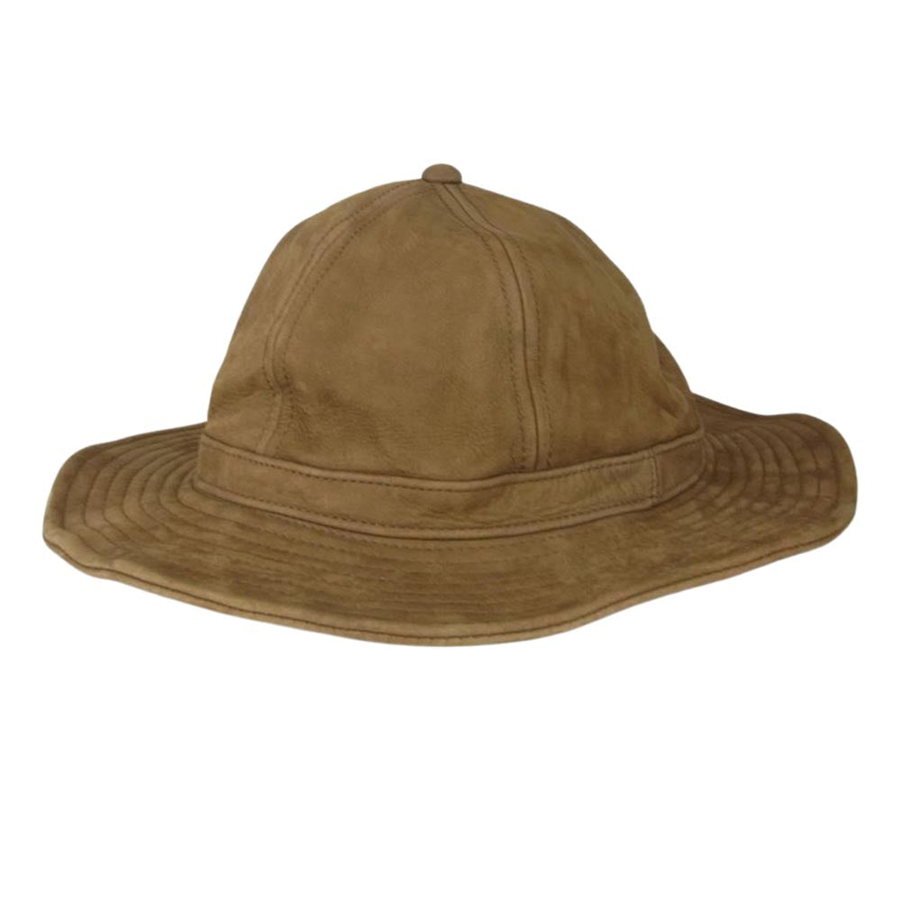 ドッグ アンド コー OILED NL FATIGUE HAT ヌバックレザー ハット ブラウン系 40【中古】