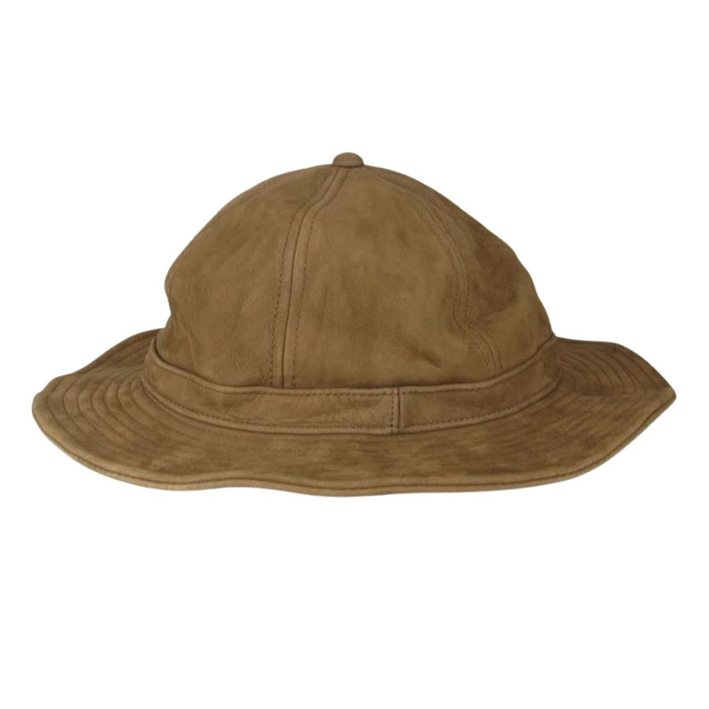ドッグ アンド コー OILED NL FATIGUE HAT ヌバックレザー ハット ブラウン系 40【中古】