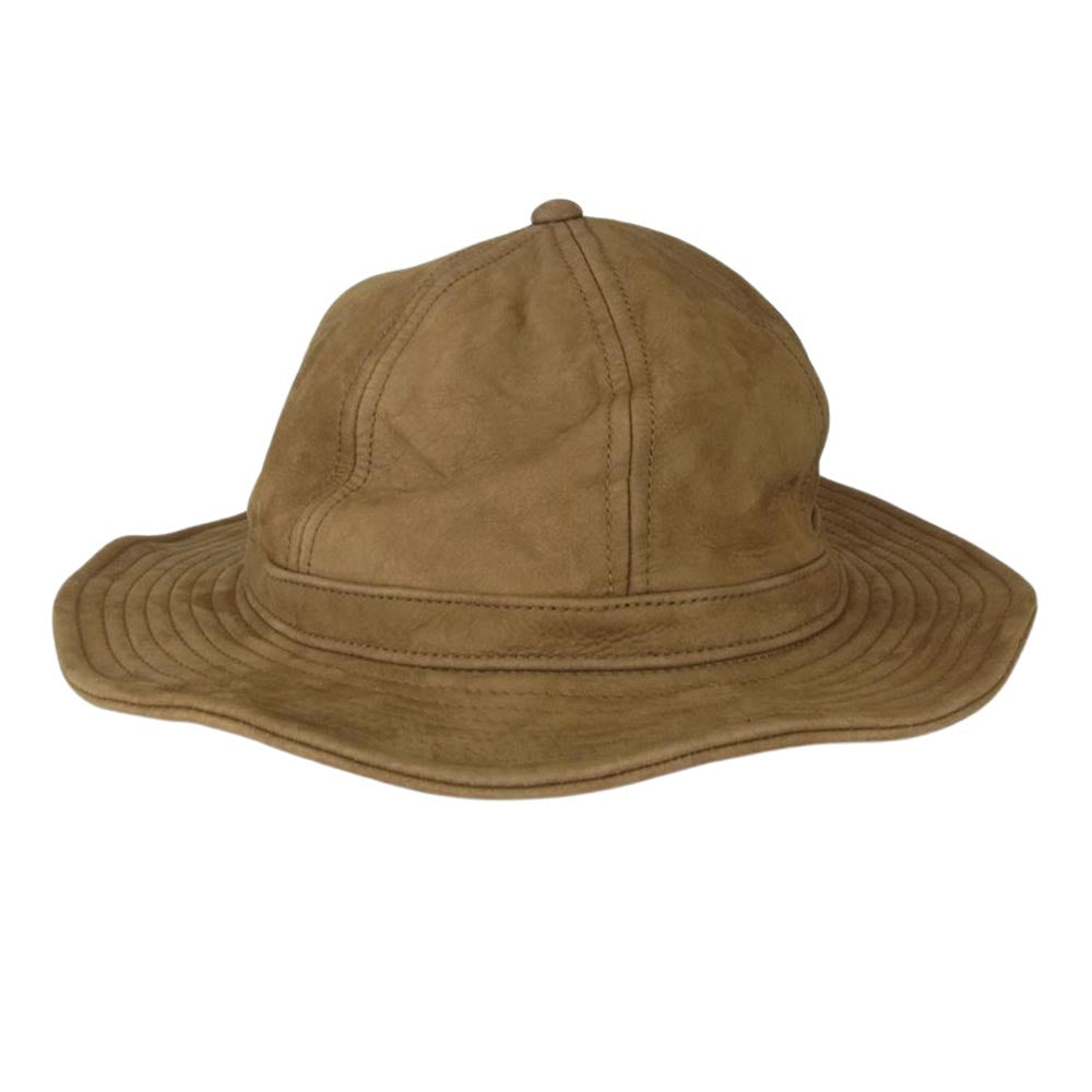 ドッグ アンド コー OILED NL FATIGUE HAT ヌバックレザー ハット ブラウン系 40【中古】