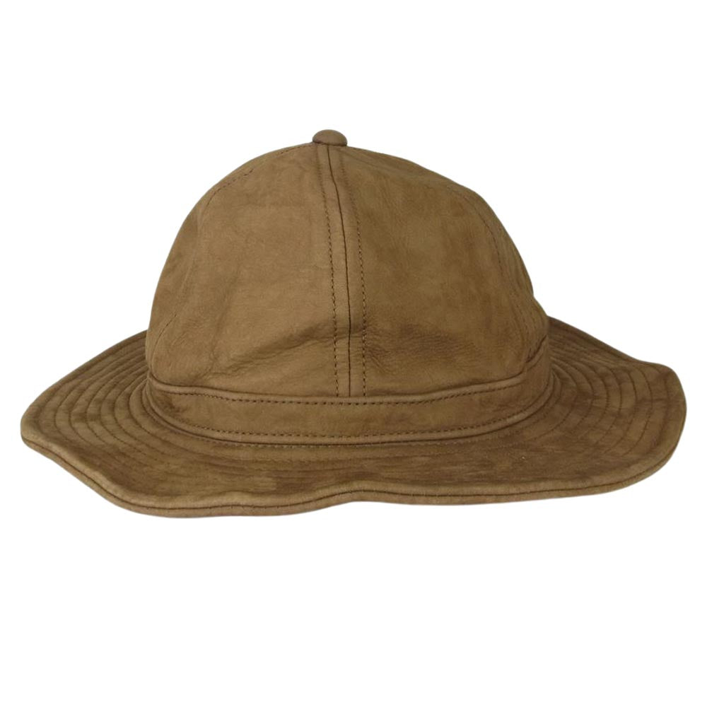 ドッグ アンド コー OILED NL FATIGUE HAT ヌバックレザー ハット ブラウン系 40【中古】