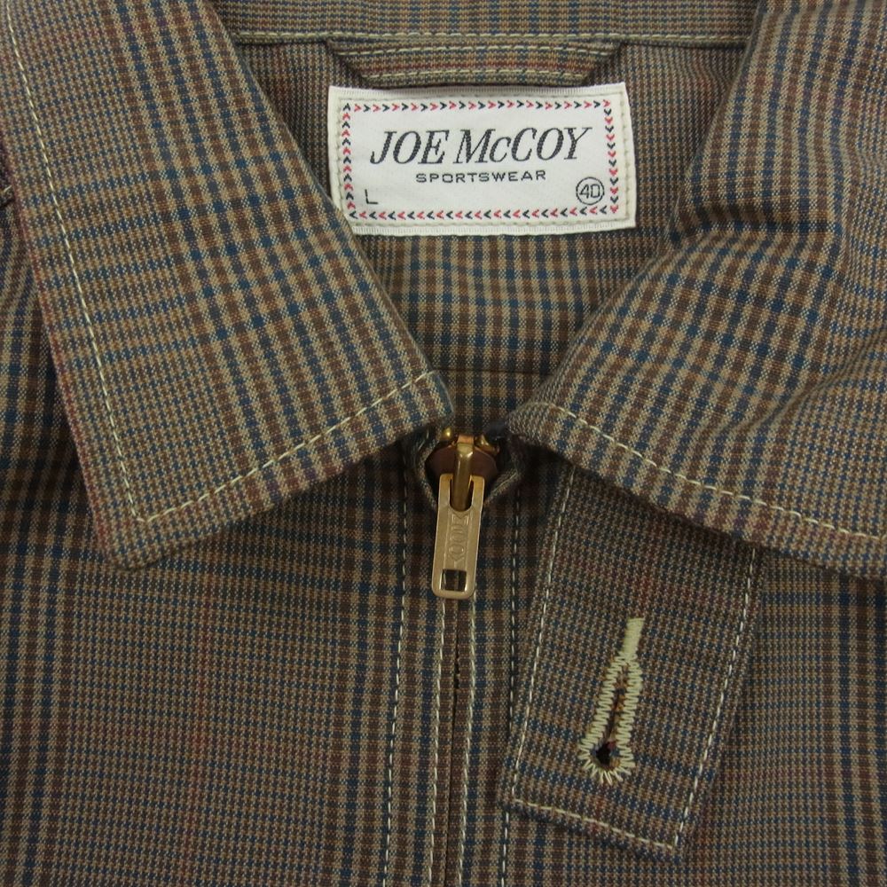 The REAL McCOY'S ザリアルマッコイズ JOE McCOY ジョーマッコイ スウィングトップ ジャケット ブラウン系 L【中古】