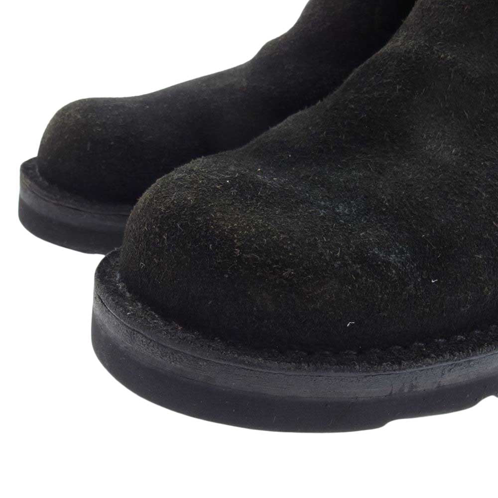 WESCO ウエスコ CUSTOM BOSS ダブルベルト スエード × ゴートスキン カスタム ボス エンジニア ブーツ ブラック系 US9E【中古】