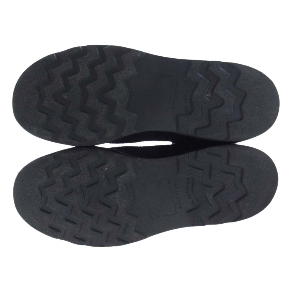 WESCO ウエスコ CUSTOM BOSS ダブルベルト スエード × ゴートスキン カスタム ボス エンジニア ブーツ ブラック系 US9E【中古】