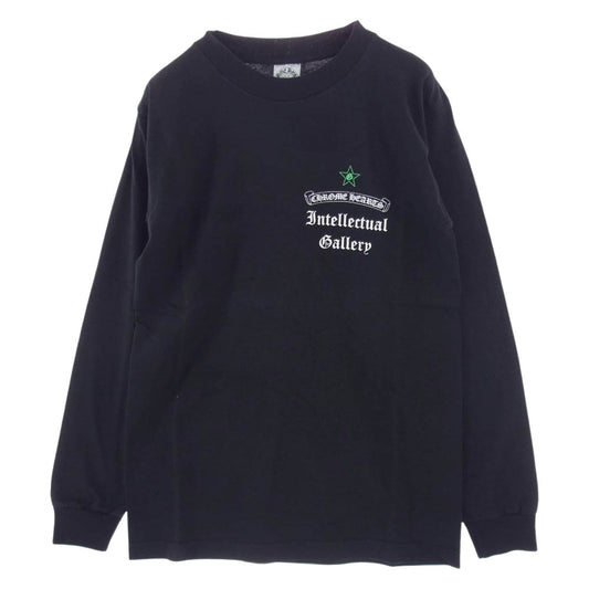 CHROME HEARTS クロムハーツ（原本無） GALF プリント 長袖 Tシャツ ブラック系 S【中古】