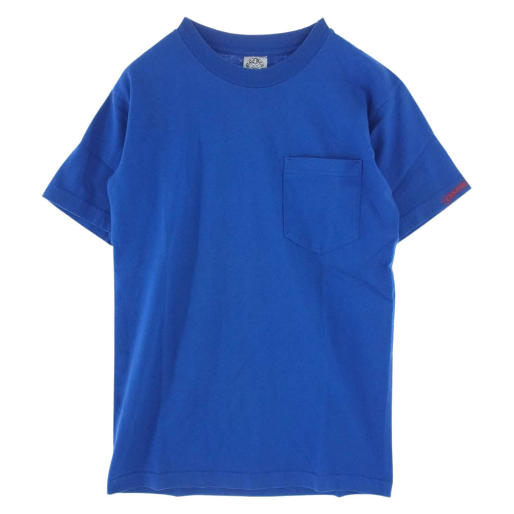 CHROME HEARTS クロムハーツ（原本無） GALF プリント ポケット付 Tシャツ ブルー系 S【中古】