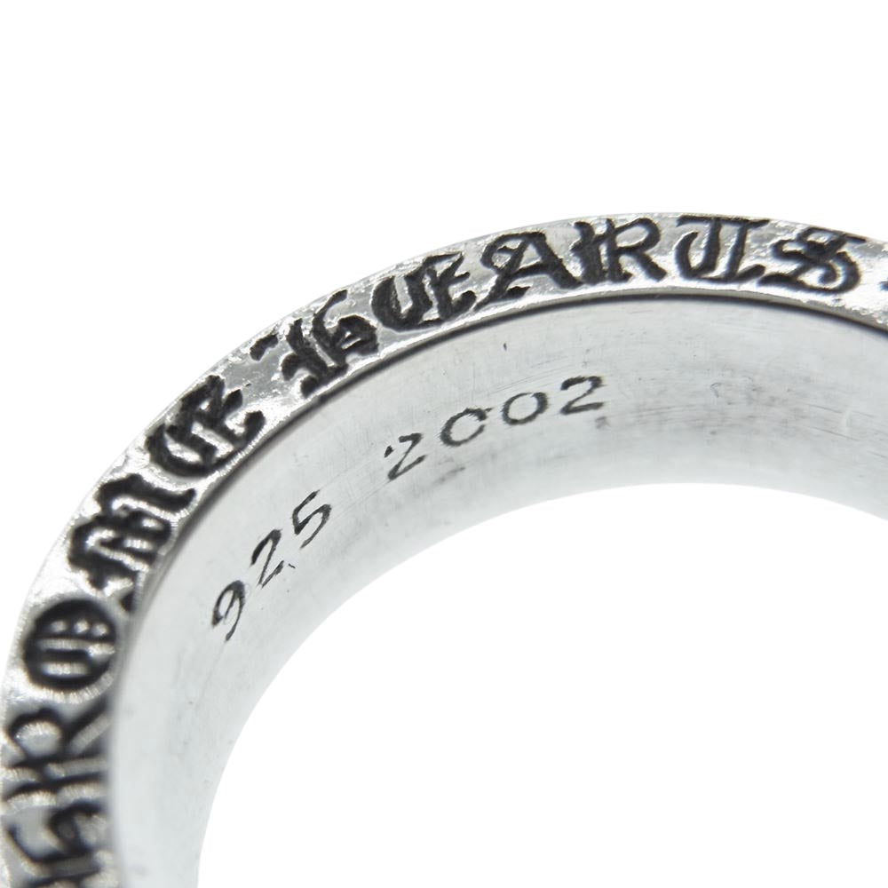 CHROME HEARTS クロムハーツ（原本無） GALFカード付属 INTELLECTUAL GALLERY GALF 6mm スペーサー プレーン リング シルバー系 15.5号【中古】