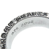 CHROME HEARTS クロムハーツ（原本無） GALFカード付属 INTELLECTUAL GALLERY GALF 6mm スペーサー プレーン リング シルバー系 15.5号【中古】