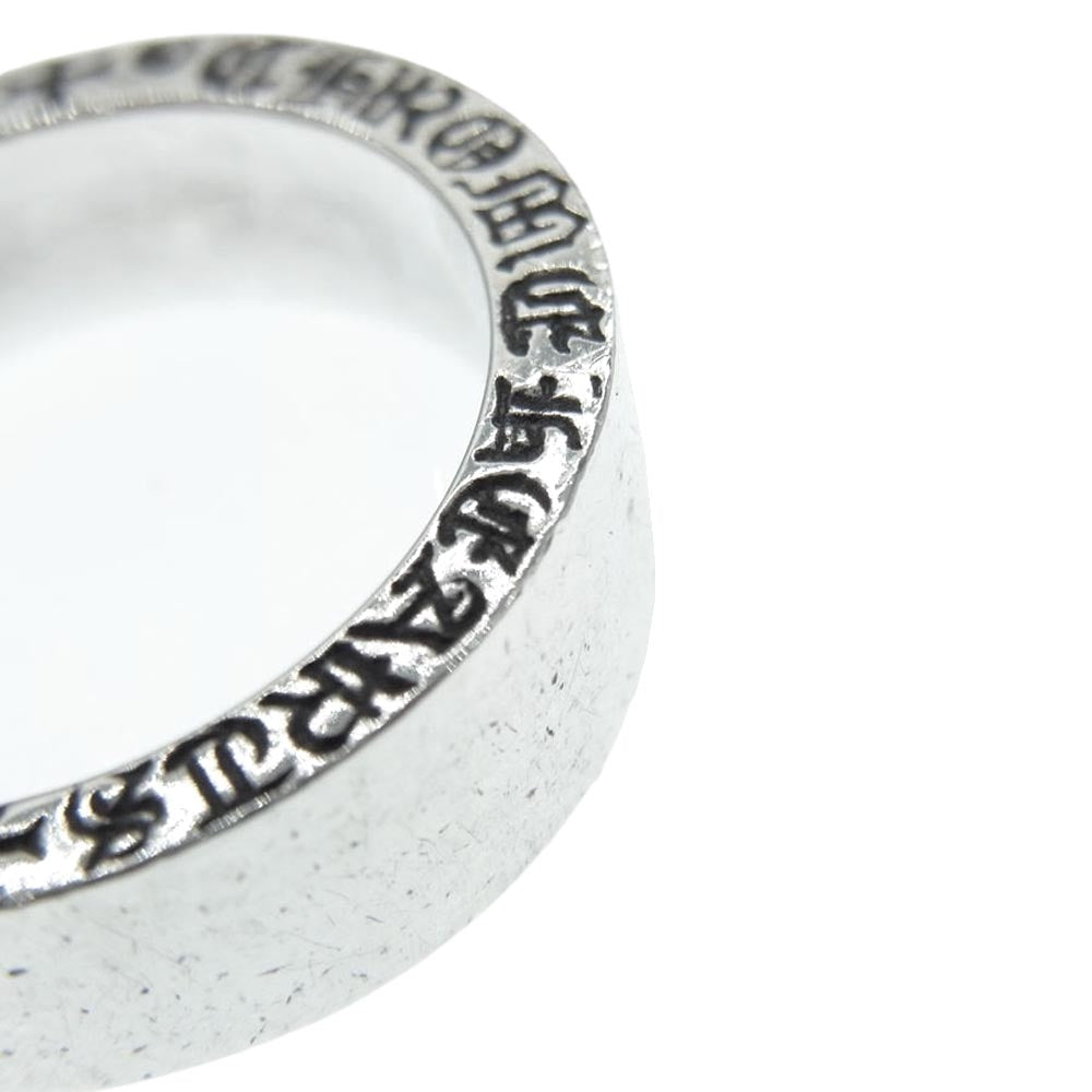 CHROME HEARTS クロムハーツ（原本無） GALFカード付属 INTELLECTUAL GALLERY GALF 6mm スペーサー プレーン リング シルバー系 15.5号【中古】