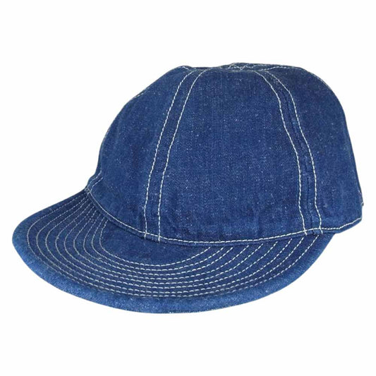 Nigel Cabourn ナイジェルケーボン LYBRO ライブロ メカニック キャップ 帽子 インディゴブルー系【中古】