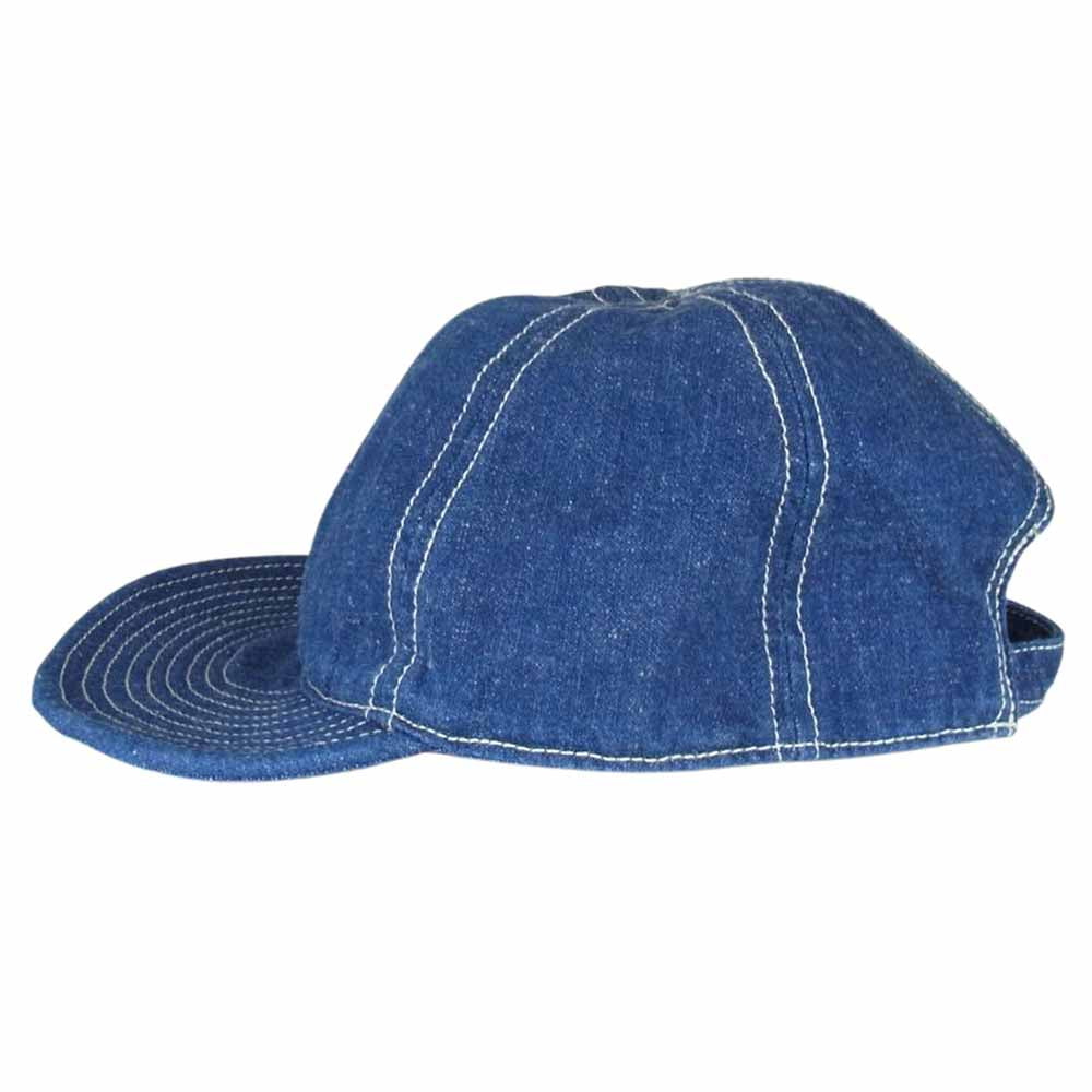 Nigel Cabourn ナイジェルケーボン LYBRO ライブロ メカニック キャップ 帽子 インディゴブルー系【中古】