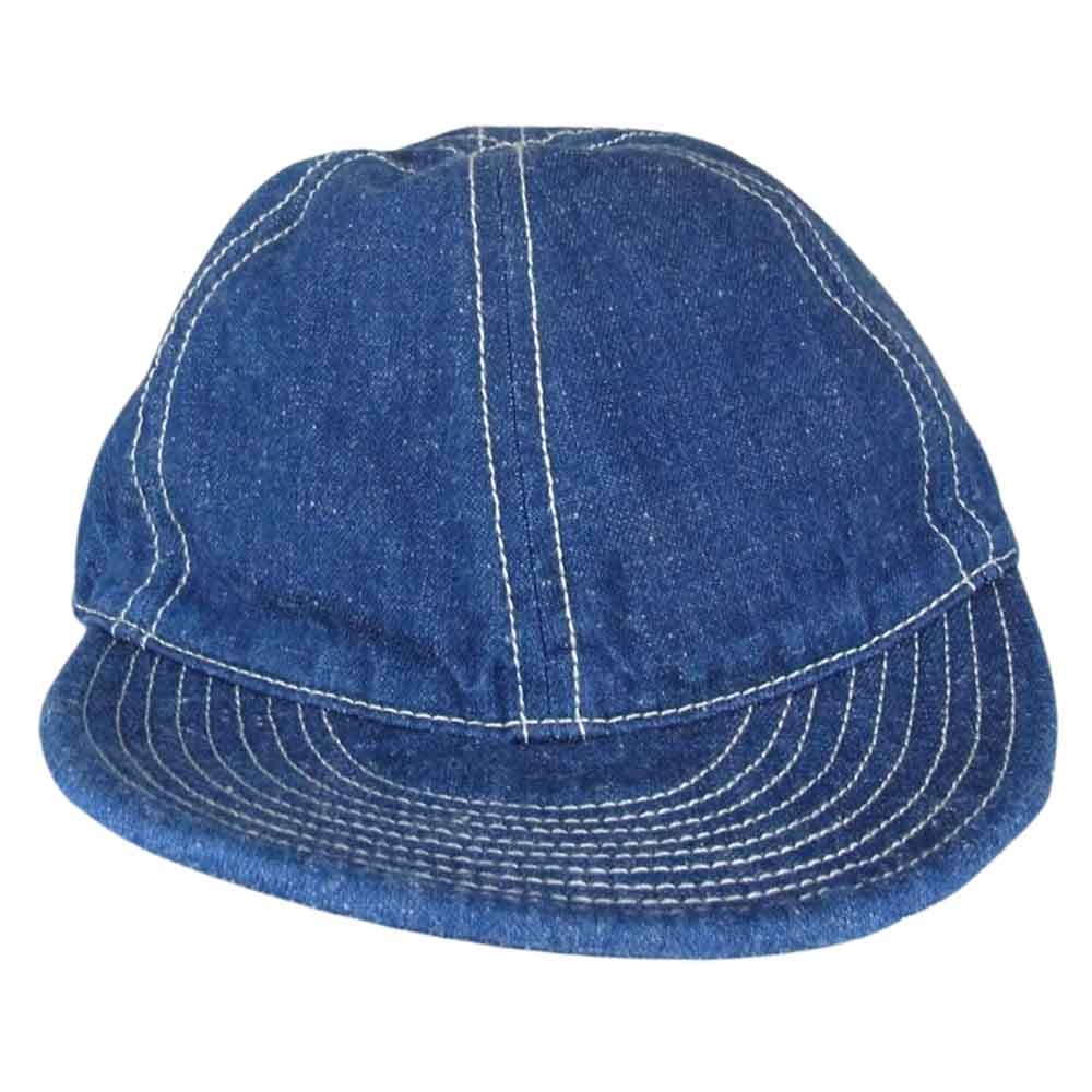 Nigel Cabourn ナイジェルケーボン LYBRO ライブロ メカニック キャップ 帽子 インディゴブルー系【中古】