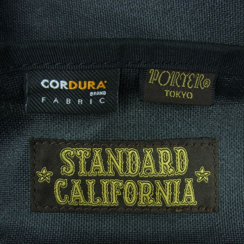 STANDARD CALIFORNIA スタンダードカリフォルニア PORTER ポーター SD Three Layer Lightweight Waist Bag ウェスト バッグ ブラック系【中古】