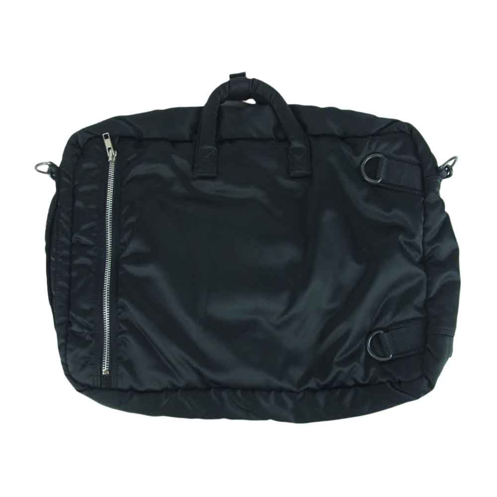 PORTER ポーター TANKER タンカー 3WAY ビジネス バッグ 日本製 ブラック系【中古】