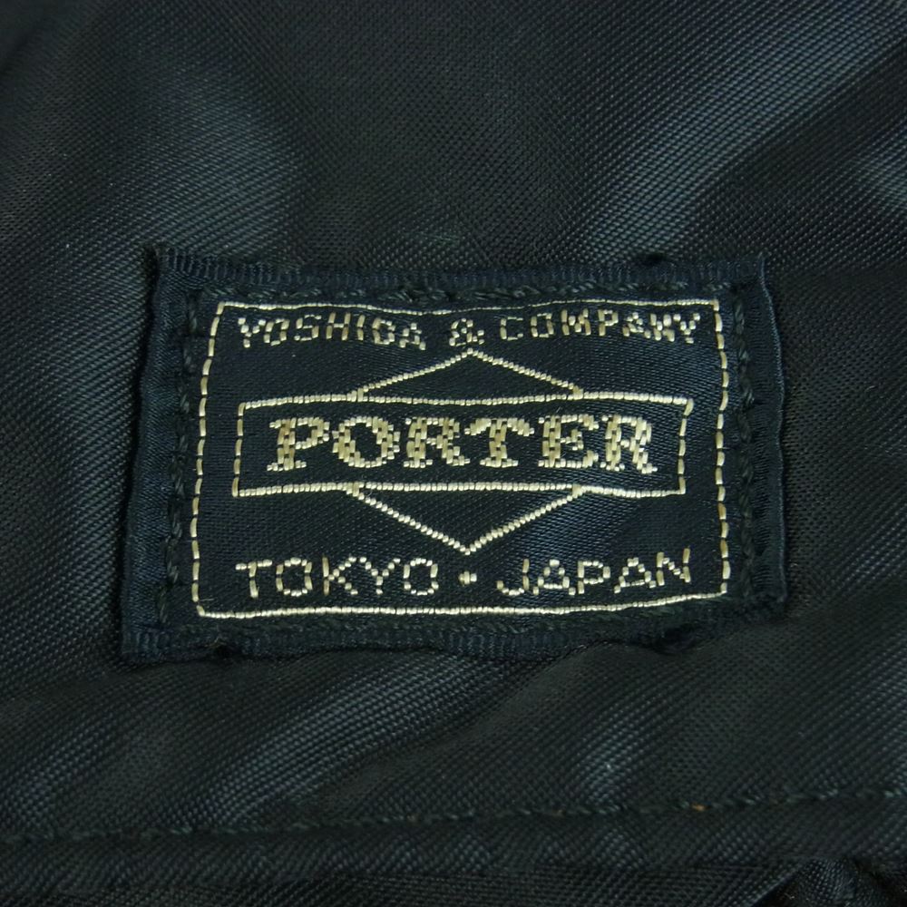 PORTER ポーター TANKER タンカー 3WAY ビジネス バッグ 日本製 ブラック系【中古】