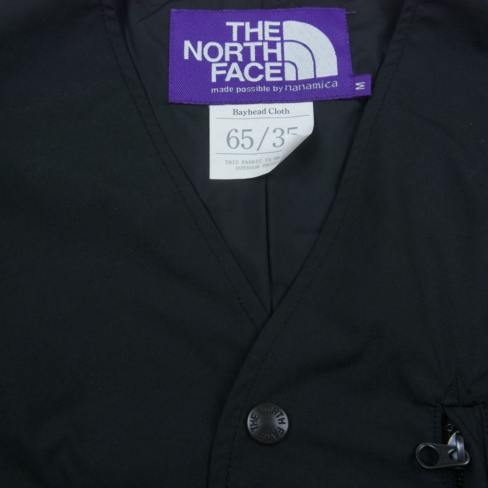 THE NORTH FACE ノースフェイス NP2102N PURPLELABEL パープルレーベル Midweight 65/35 Hopper Field Cardigan ミッドウェイト ホッパー フィールド カーディガン ジャケット ブラック系 M【中古】