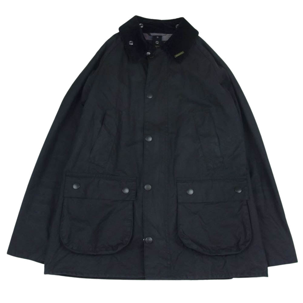 Barbour バブアー 1502366 英国製 BEDALE SL ビデイル スリムフィット  ブラック系【中古】