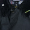 Barbour バブアー 1502366 英国製 BEDALE SL ビデイル スリムフィット  ブラック系【中古】