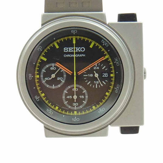 SEIKO セイコー SCED035  Giugiaro Design Alien Ripley ジウジアーロ エイリアンモデル クオーツ 腕時計 シルバー系 グレー系【中古】