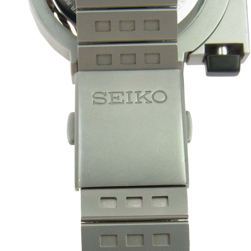 SEIKO セイコー SCED035  Giugiaro Design Alien Ripley ジウジアーロ エイリアンモデル クオーツ 腕時計 シルバー系 グレー系【中古】
