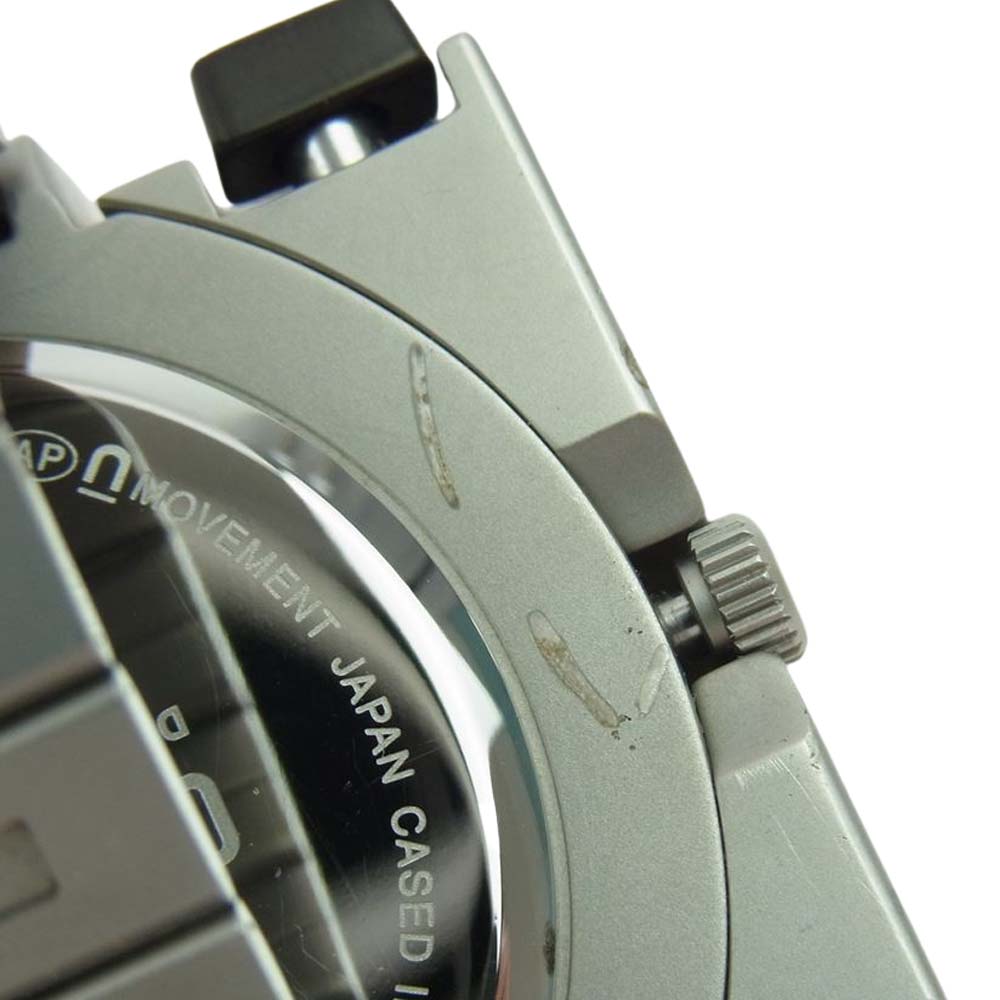 SEIKO セイコー SCED035  Giugiaro Design Alien Ripley ジウジアーロ エイリアンモデル クオーツ 腕時計 シルバー系 グレー系【中古】