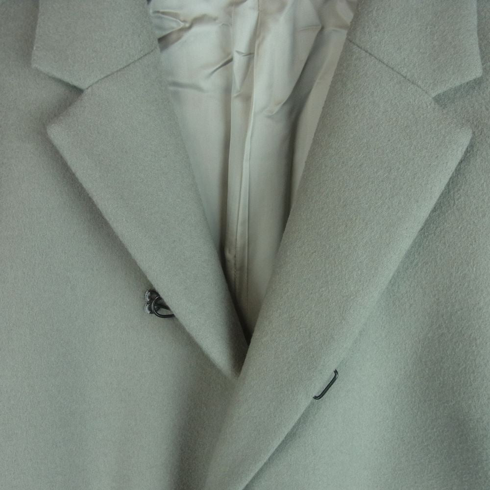 KAZUYUKI KUMAGAI ATTACHMENT カズユキクマガイアタッチメント Cashmere mixed double melton chester coat ダブル メルトン チェスト コート グレー系 1【中古】