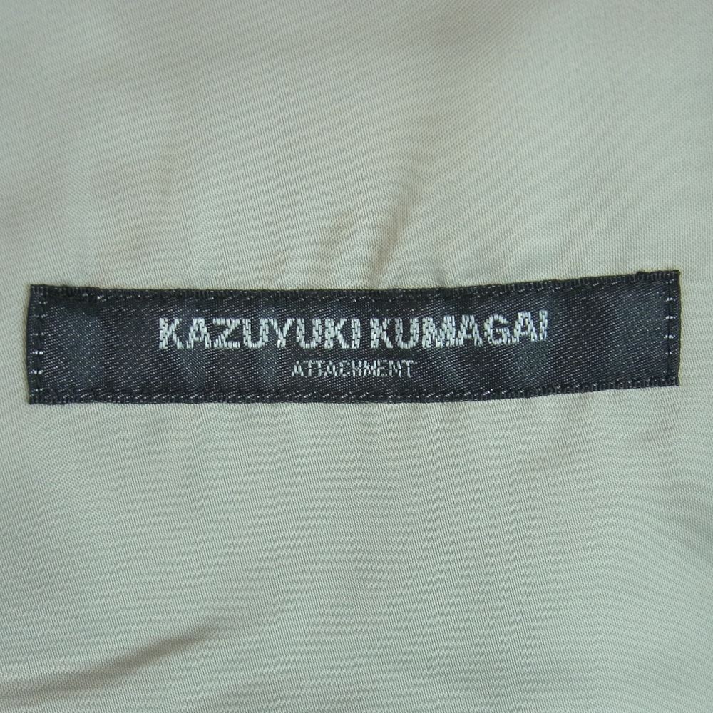 KAZUYUKI KUMAGAI ATTACHMENT カズユキクマガイアタッチメント Cashmere mixed double melton chester coat ダブル メルトン チェスト コート グレー系 1【中古】