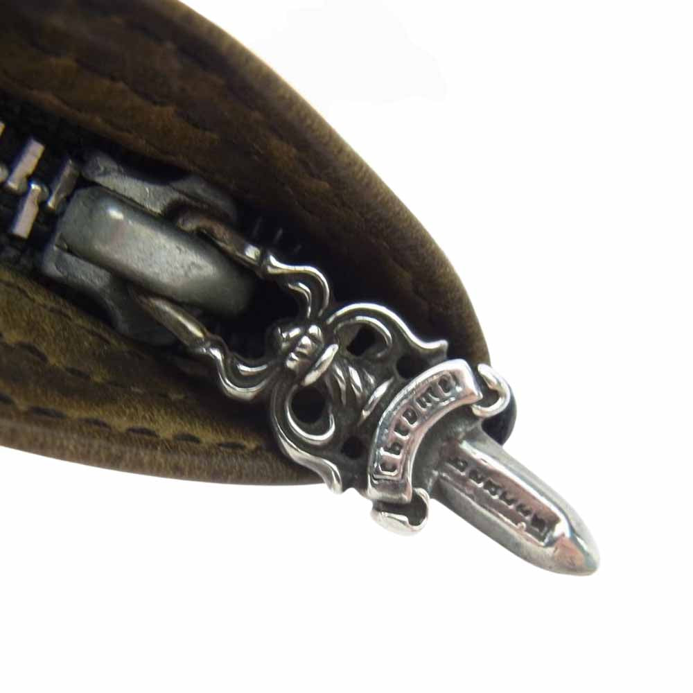 CHROME HEARTS クロムハーツ（原本無） ZPR CHNG PURSE CAMO ダガー ジップ チェンジパース 小銭入れ コインケース カーキ系 ブラック系【中古】