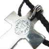 CHROME HEARTS クロムハーツ（原本無） VULCAN CROSS バルカンクロス ラージ レザーブレード シルバー ネックレス【中古】