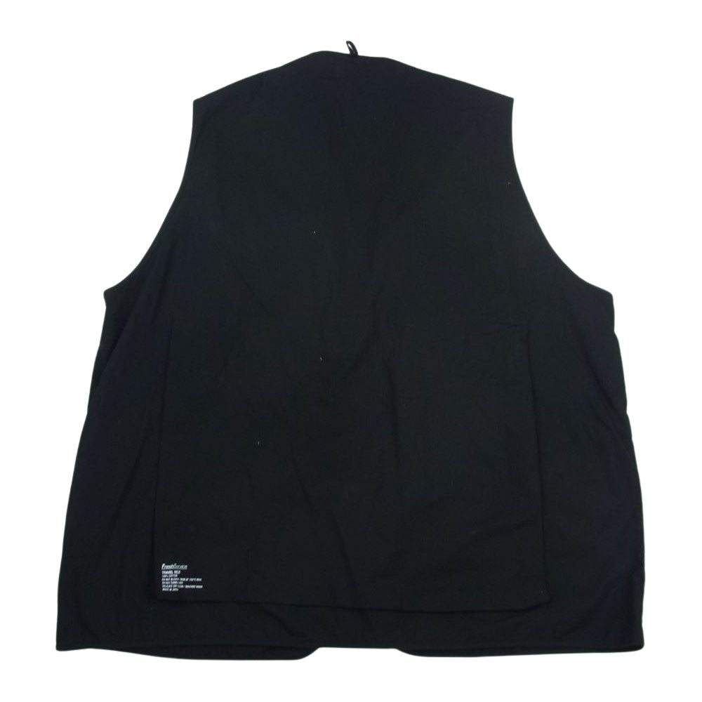 フレッシュサービス FSW-20-VT-01 TRAVER VEST トラベル フィッシング ベスト ジャケット ブラック系【中古】
