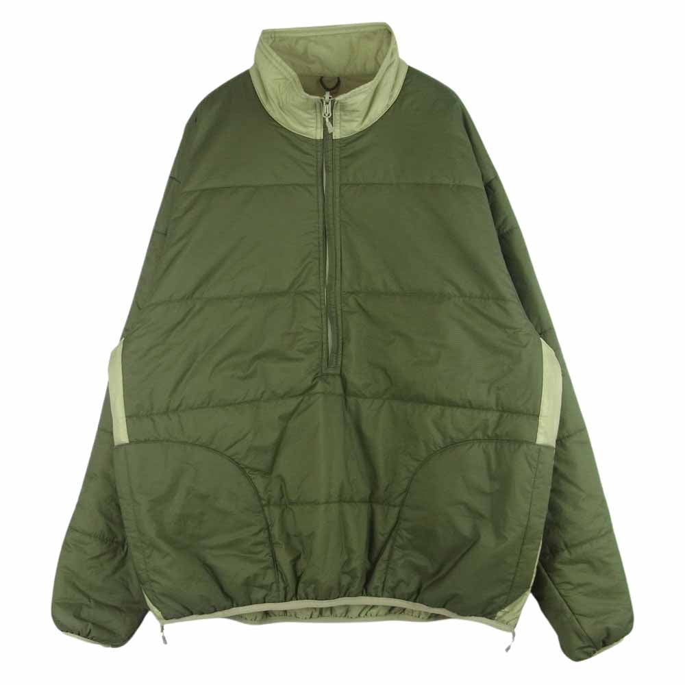 ダイワピア BJ-22022W TECH REVERSIBLE PULLOVER PUFF JACKE リバーシブル プルオーバー ジャケット カーキ系 L【中古】
