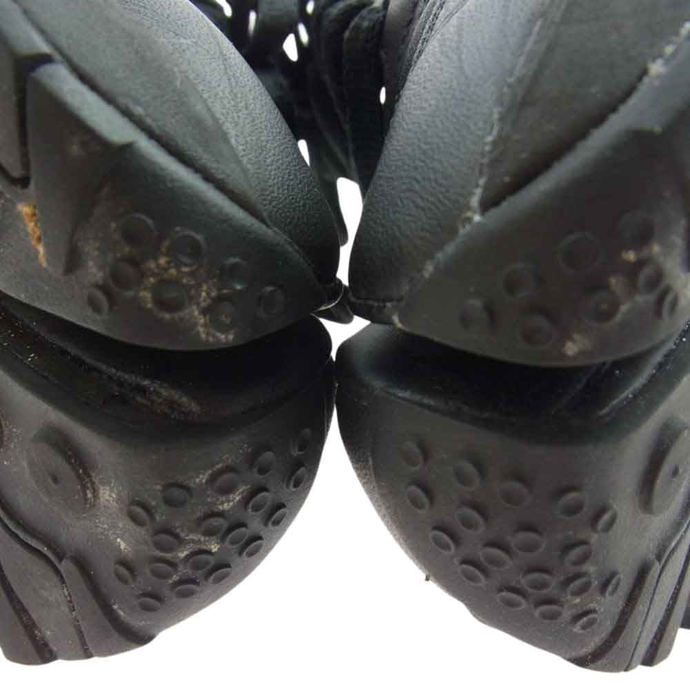 MAISON MARGIELA メゾンマルジェラ S57WS0406 × REEBOK リーボック Classic Leather Tabi Shoes クラシック レザー 足袋 タビ シューズ スニーカー ブラック系 29cm【中古】