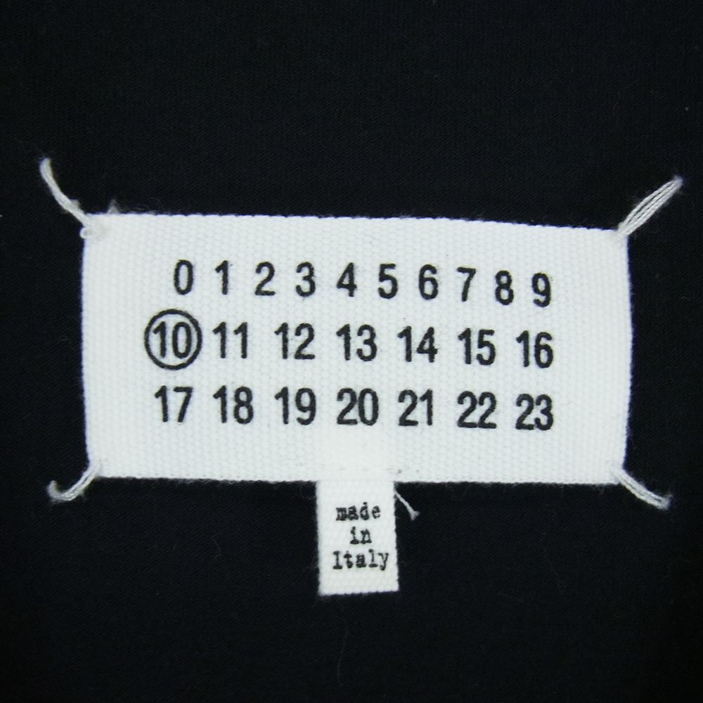 MAISON MARGIELA メゾンマルジェラ 20SS S30GC0696  国内正規品 オーバーサイズ カレンダー ロゴ 半袖 Tシャツ ブラック ブラック系 44【美品】【中古】