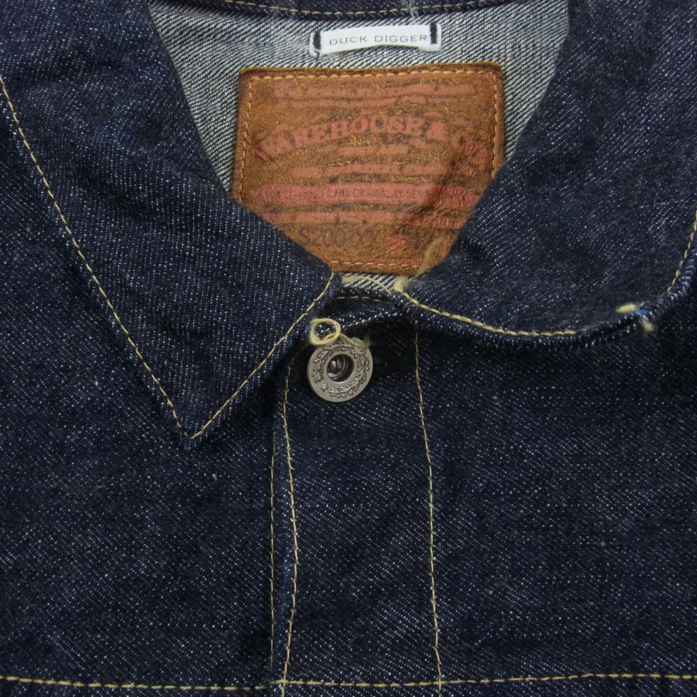 WAREHOUSE ウエアハウス S2000XX DEAD STOCK BLUE デッドストックブルー WW２ 大戦モデル デニム ジャケット 42【中古】