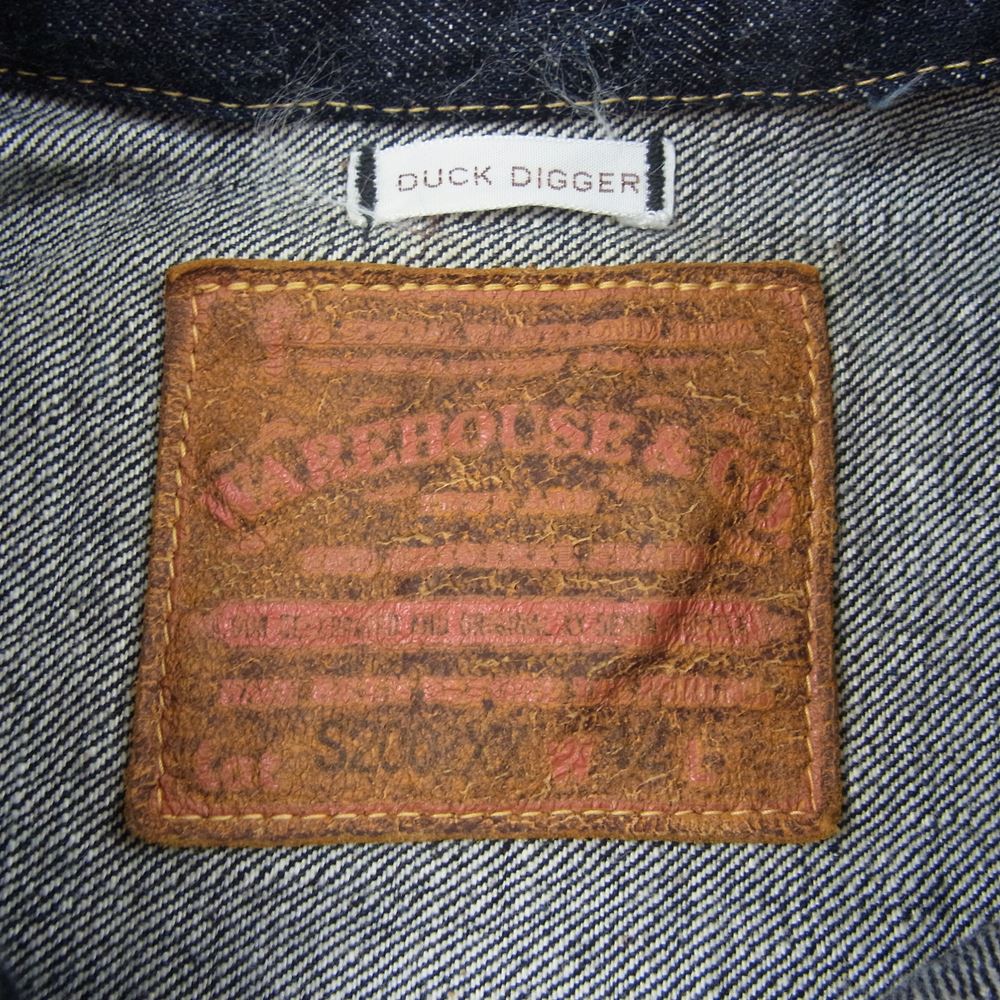 WAREHOUSE ウエアハウス S2000XX DEAD STOCK BLUE デッドストックブルー WW２ 大戦モデル デニム ジャケット 42【中古】