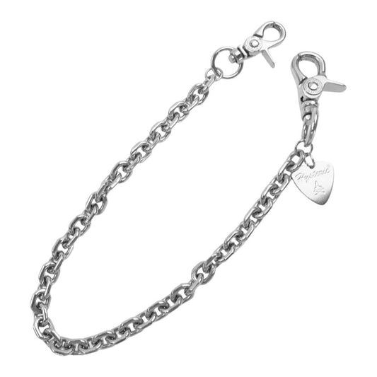 HYSTERIC GLAMOUR ヒステリックグラマー WOMAN ON SKULL PICK ギターピック ウォレットチェーン シルバー系【中古】